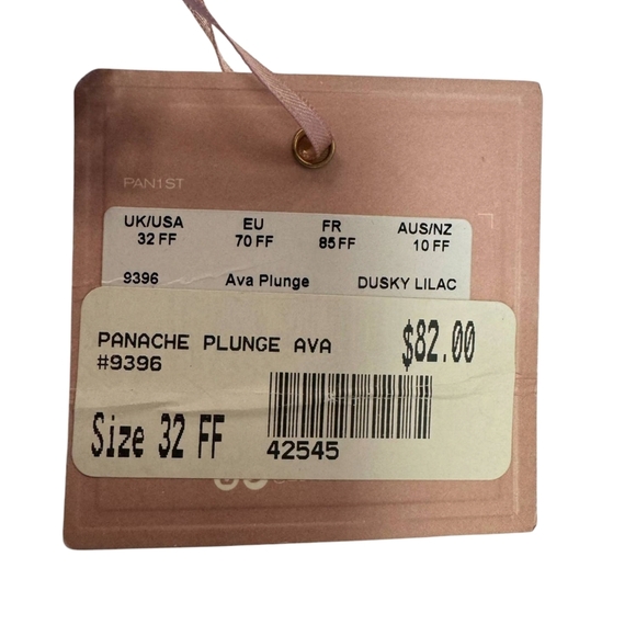 Panache NWT Plunge Ava Dusky Lilac Lace Bra Size 32F - Picture 5 of 6